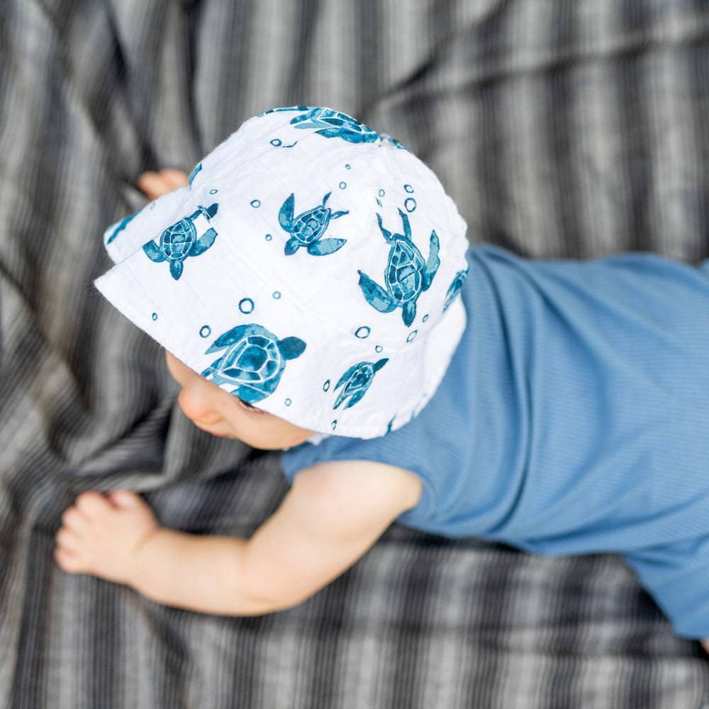 Sea Turtles Oh So Soft Muslin Sun Hat