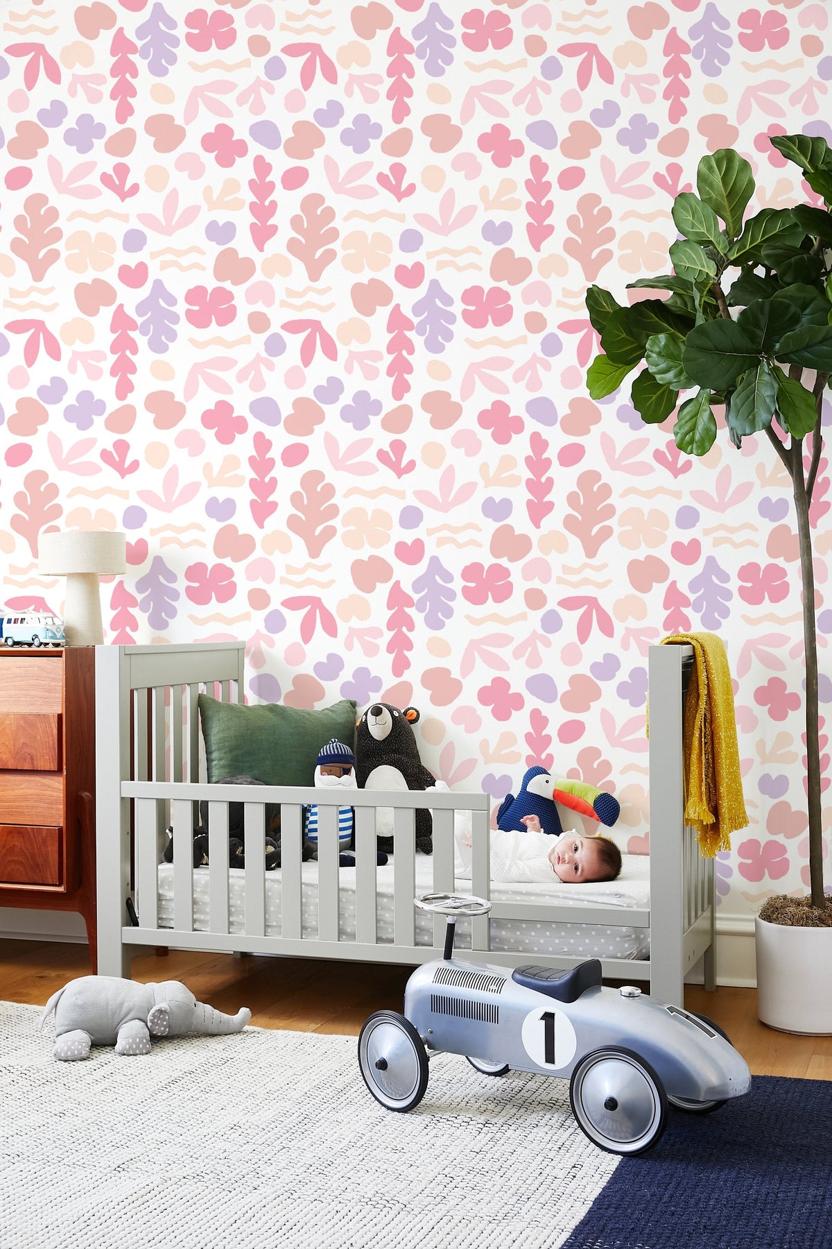 'sea Garden' Wallpaper By Tea Collection - Ballet Slipper