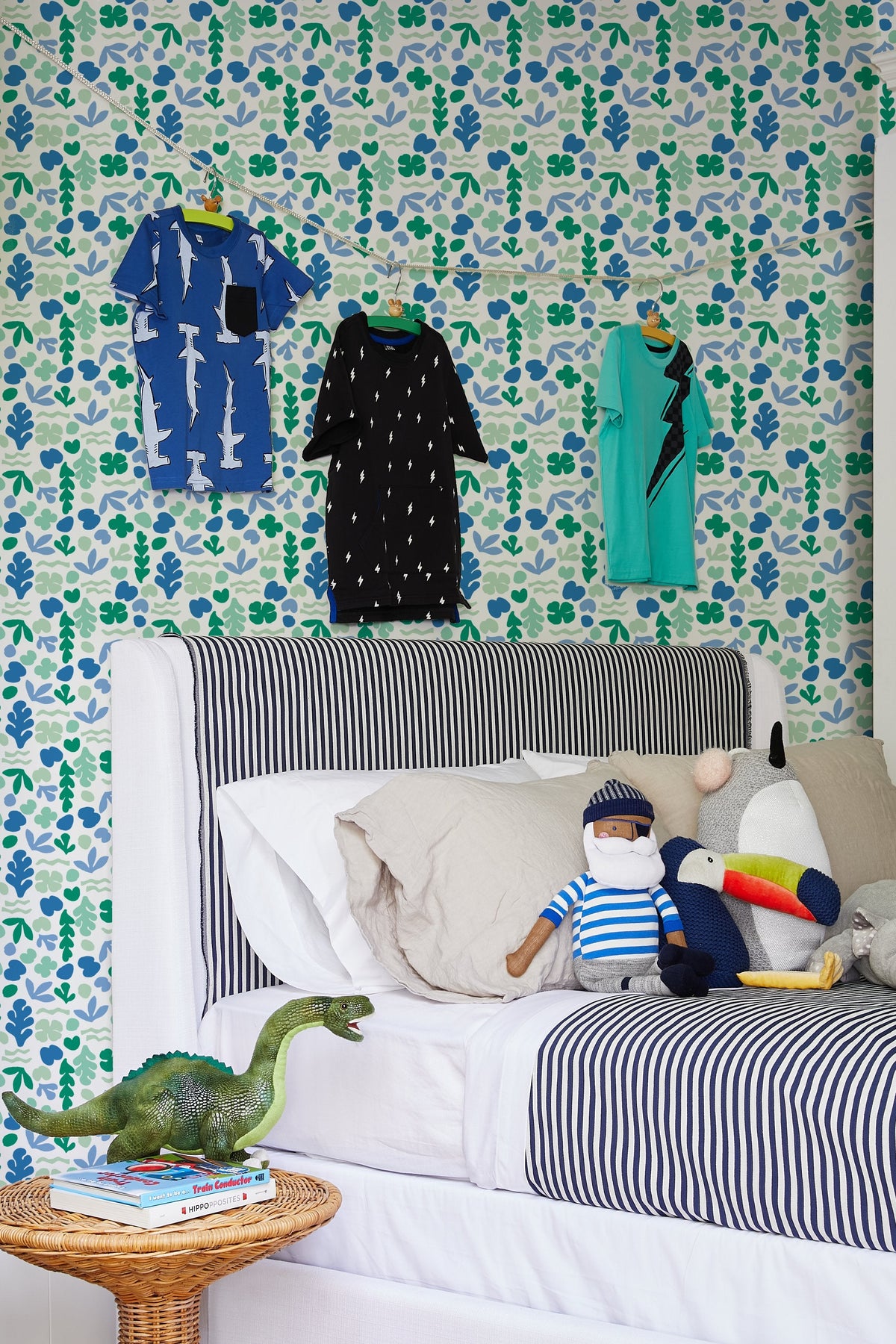 'small Sea Garden' Wallpaper By Tea Collection - Azure / Aqua