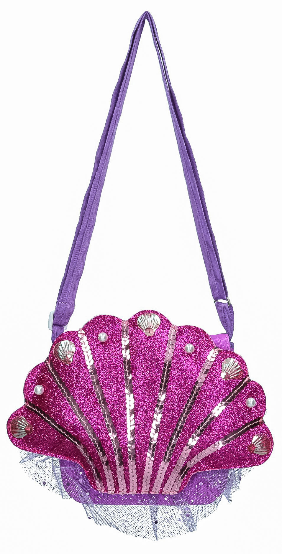 Seashell Kids Crossbody Bag- Pretty Purple