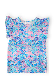 Seaside Shells S/s Ruffle Tee