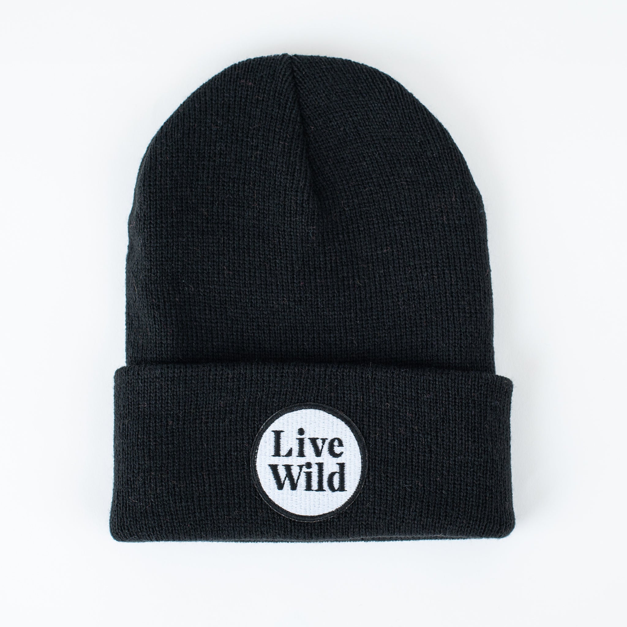 Live Wild - Jet Black Kids Beanie