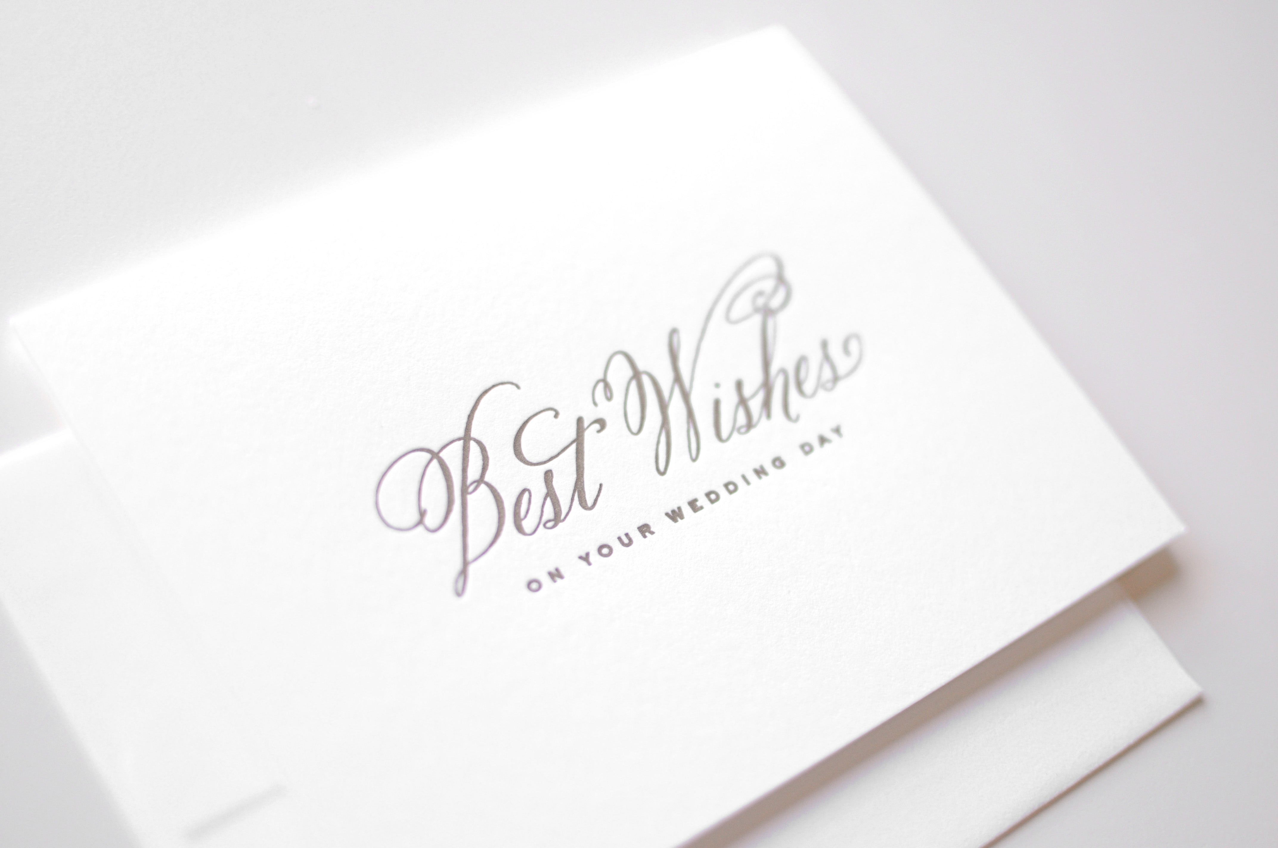 Best Wishes Wedding Card