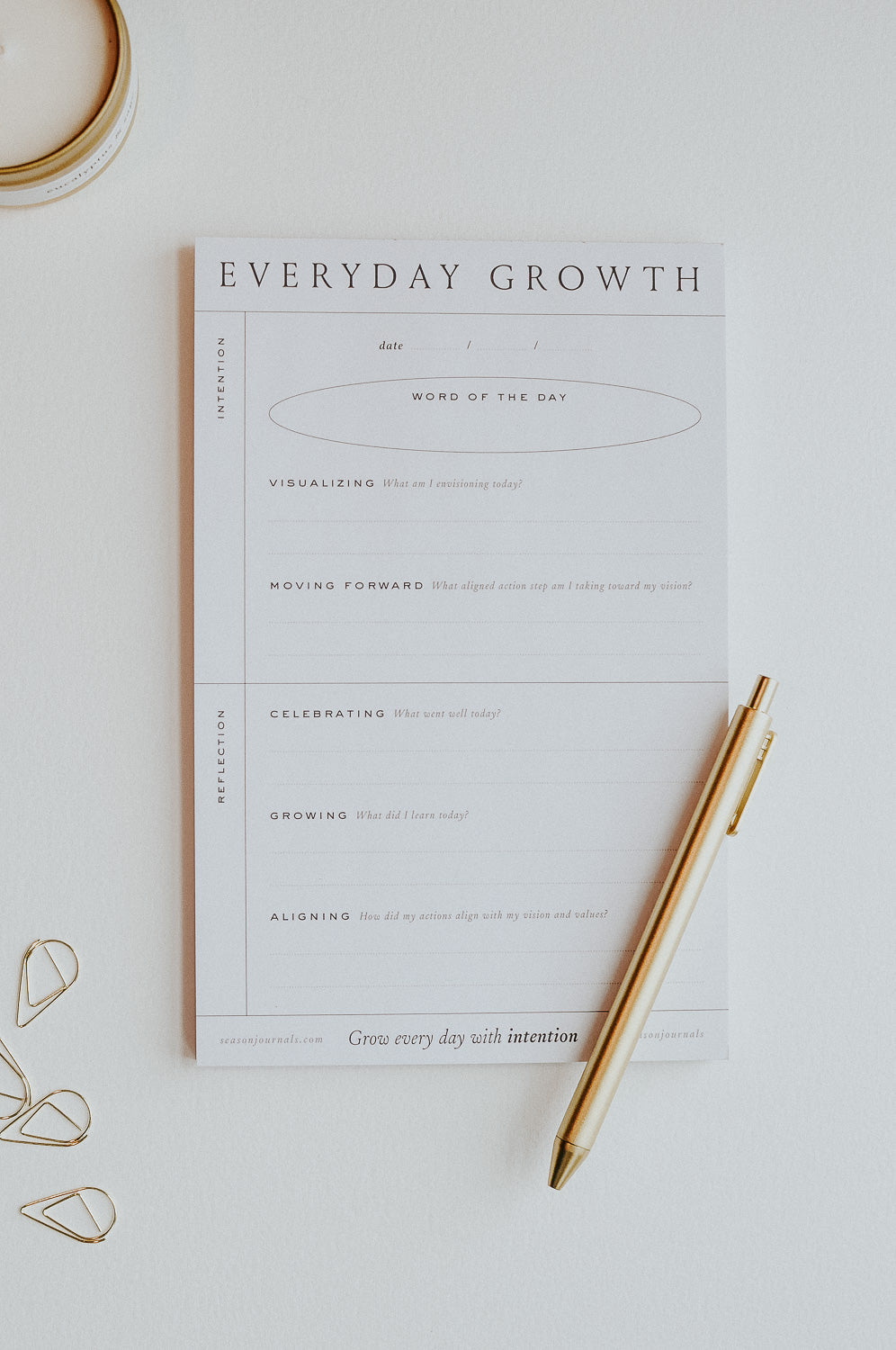 Everyday Growth Notepad