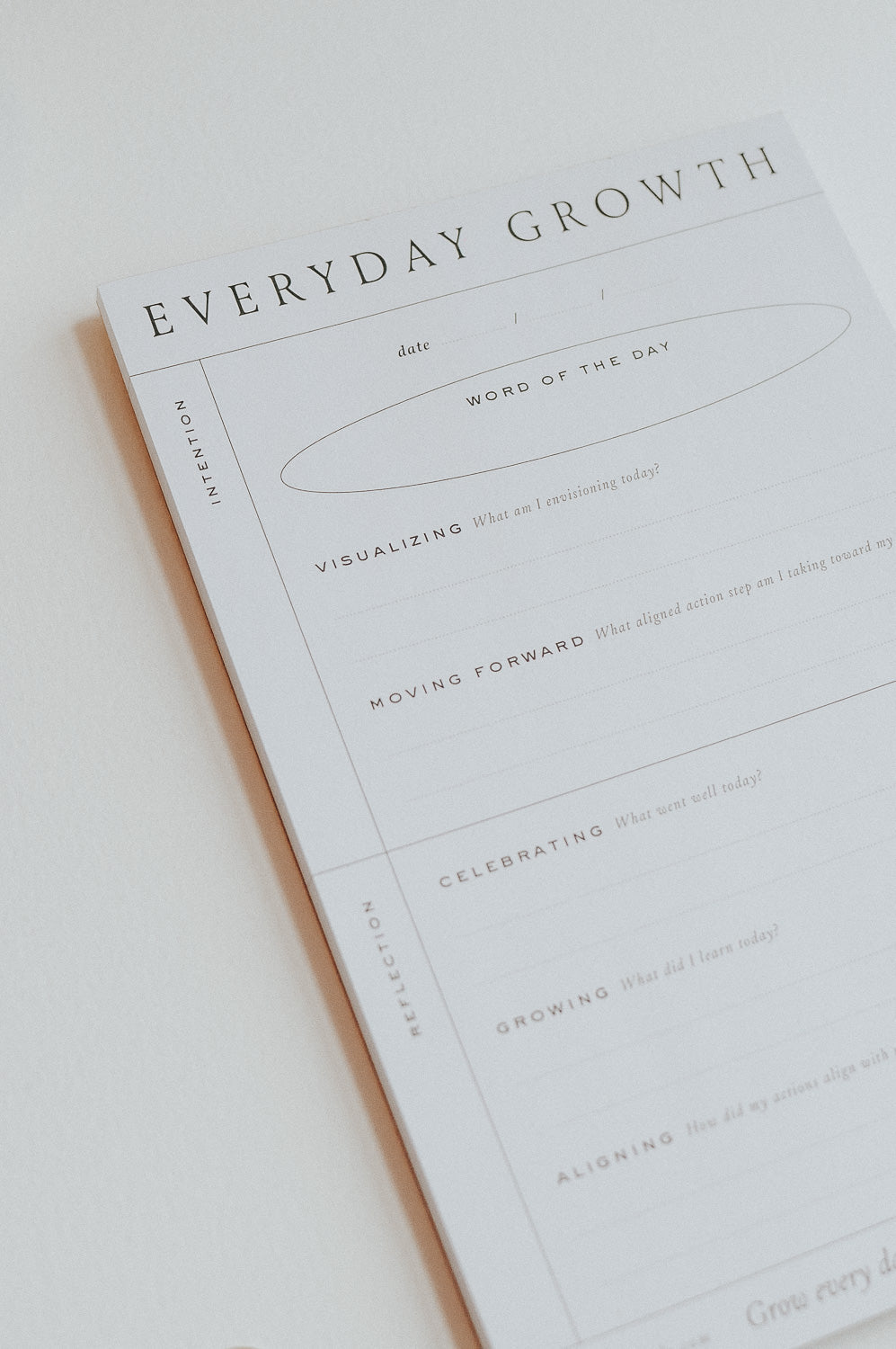 Everyday Growth Notepad