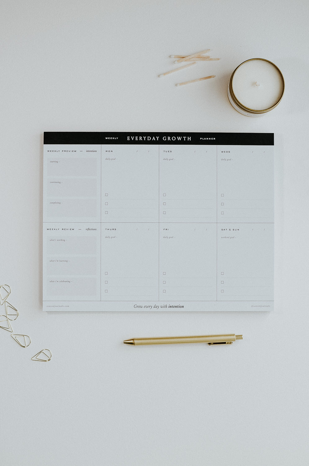 Everyday Growth Weekly Planner