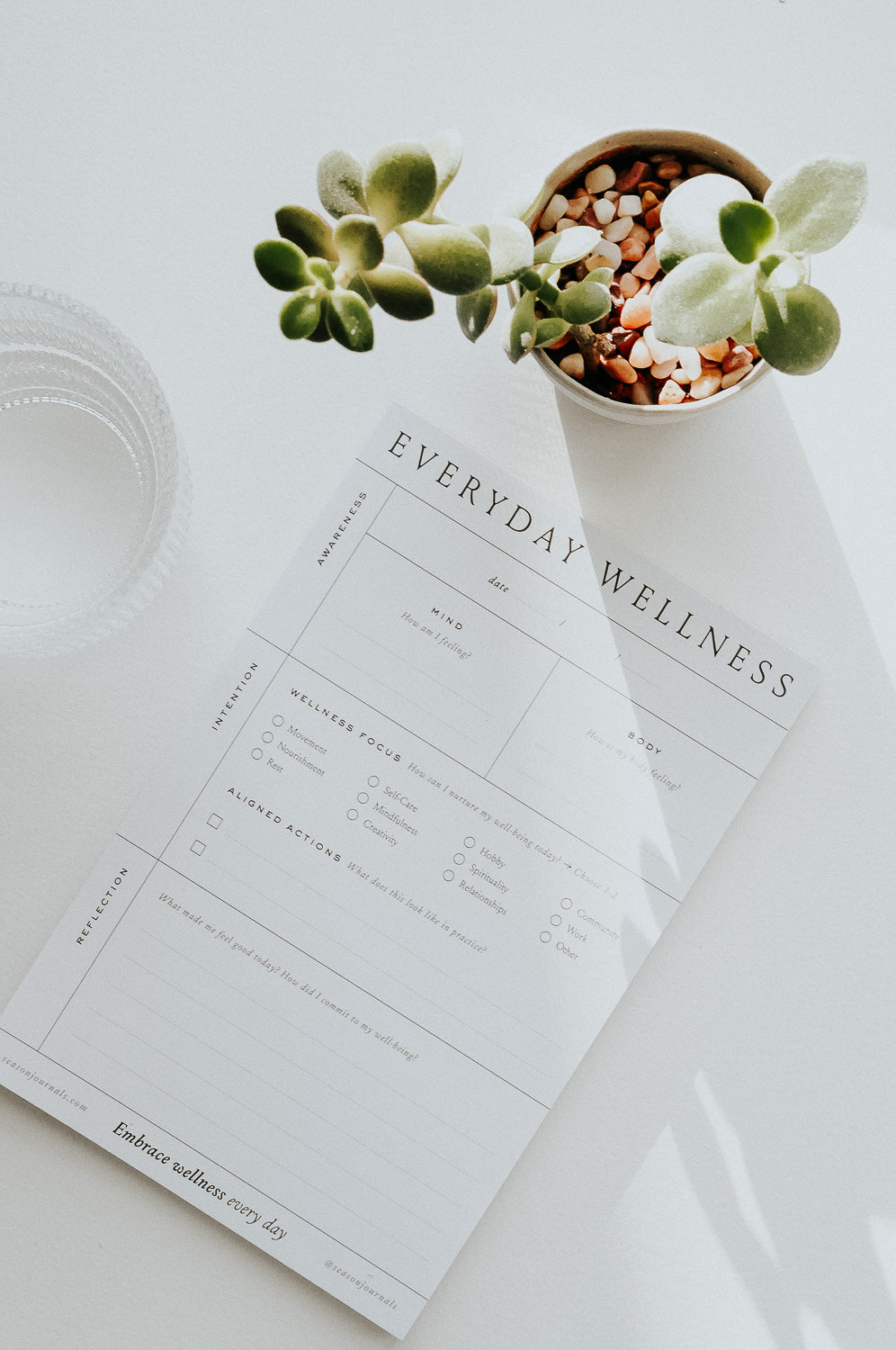 Everyday Wellness Notepad