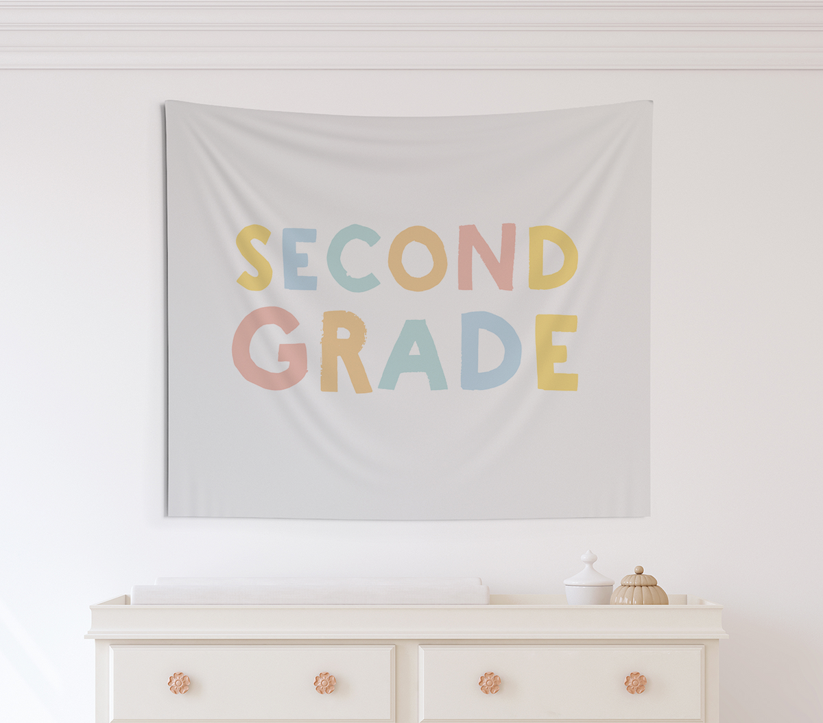 First Day Of Second Grade Tapestry, First Day Of School Banner
