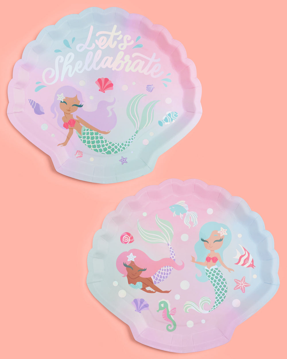 Mermazing Plates - 24 Paper Plates