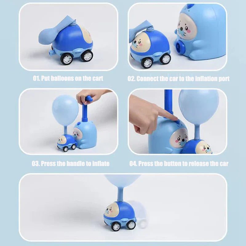 Flying Balloon Educational Game For Children Multivariant