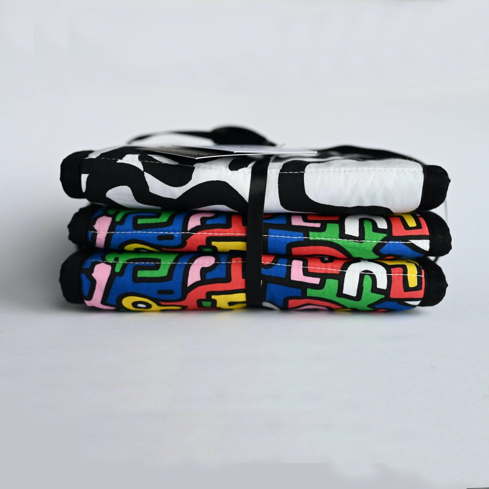 Etta Loves X Keith Haring Sensory Strip - Reversible Newborn To 4 Months / 5+ Months