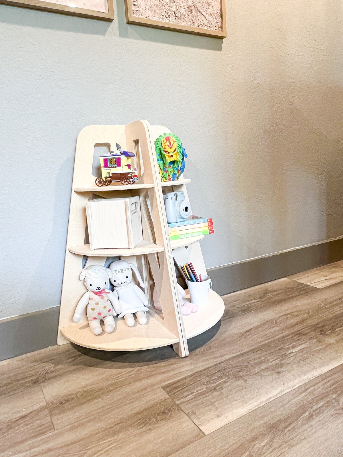 Serena- Corner Toy Shelves- Set Of 2