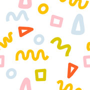 Shape Confetti Contact Paper  - Pack Of 3 Rolls (24x48" Each)