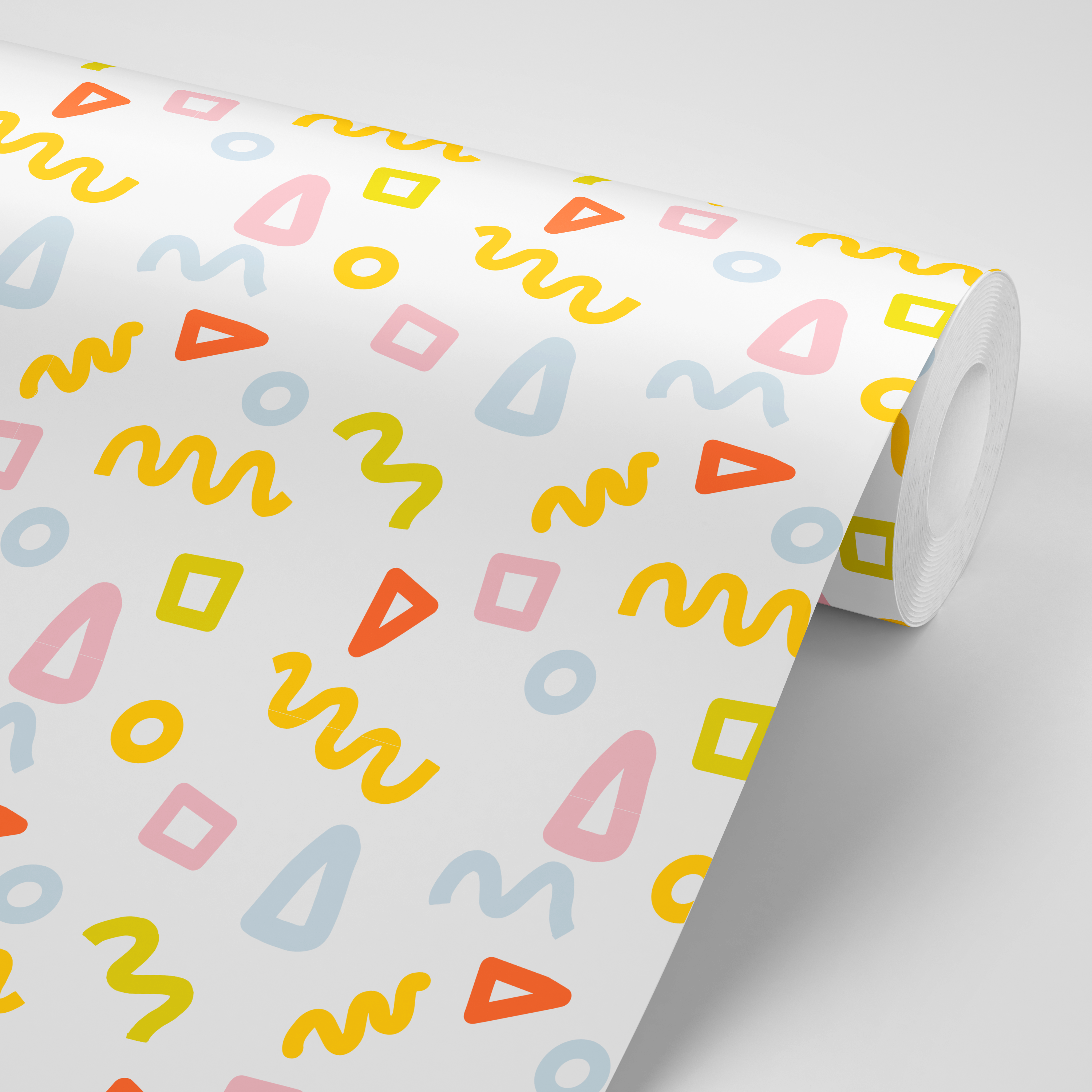 Shape Confetti Contact Paper  - Pack Of 3 Rolls (24x48" Each)