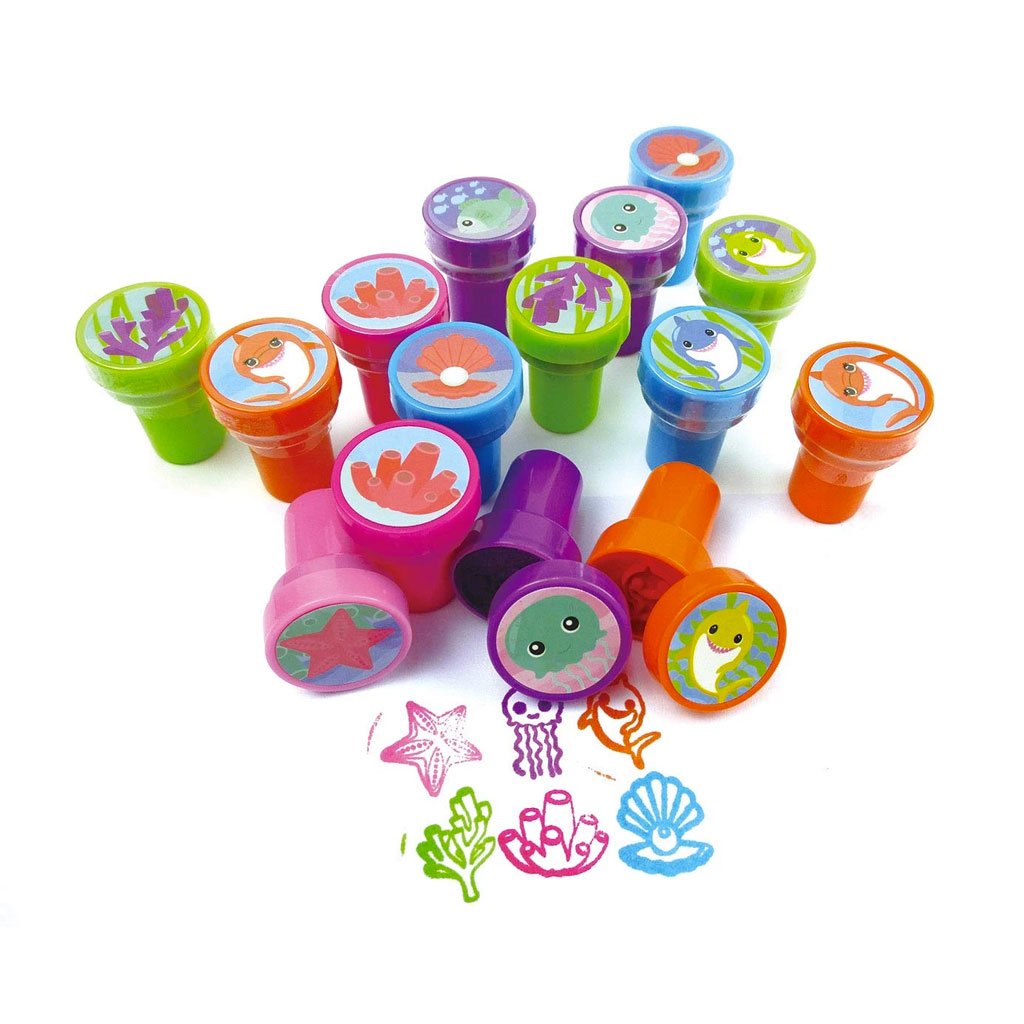 Easter Eggs With Shark Stampers - 36 Pack