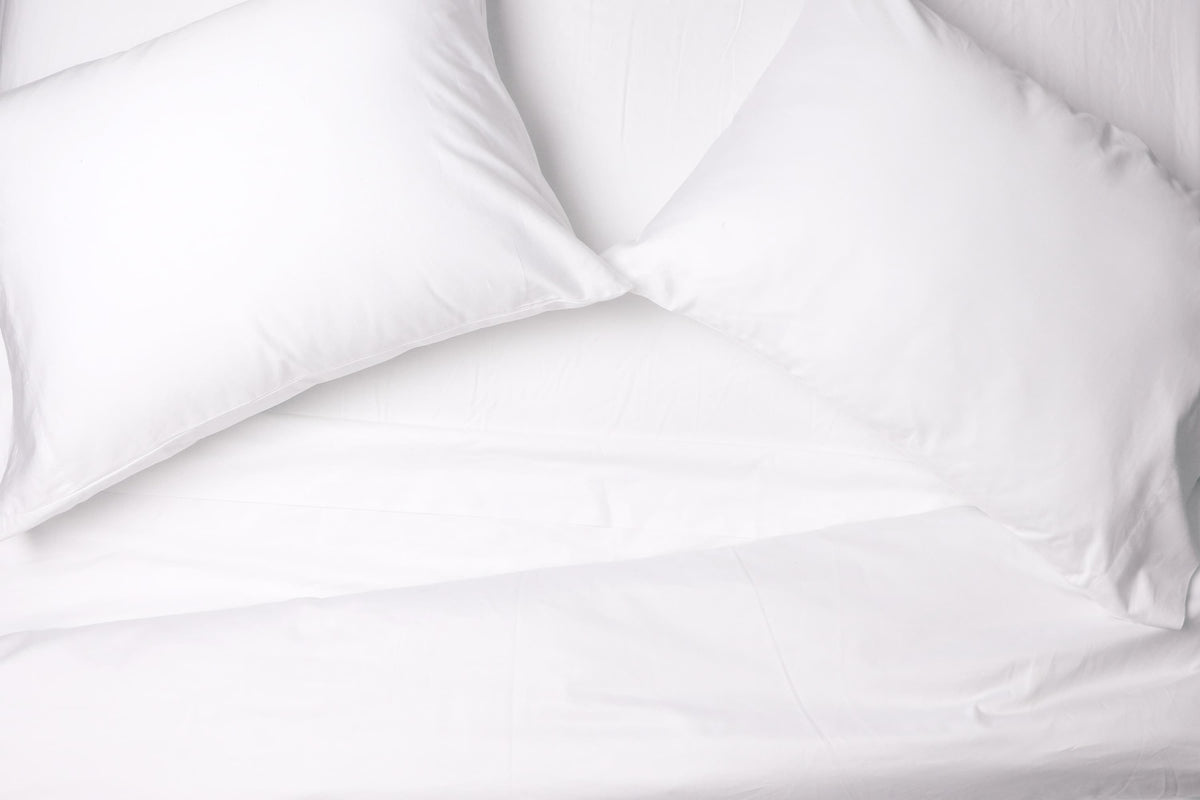 Crisp Percale Cotton Bed Sheets