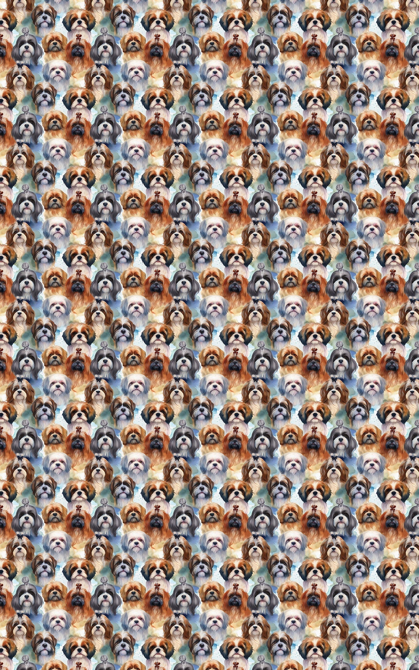 Festive Shih Tzu Frolic
