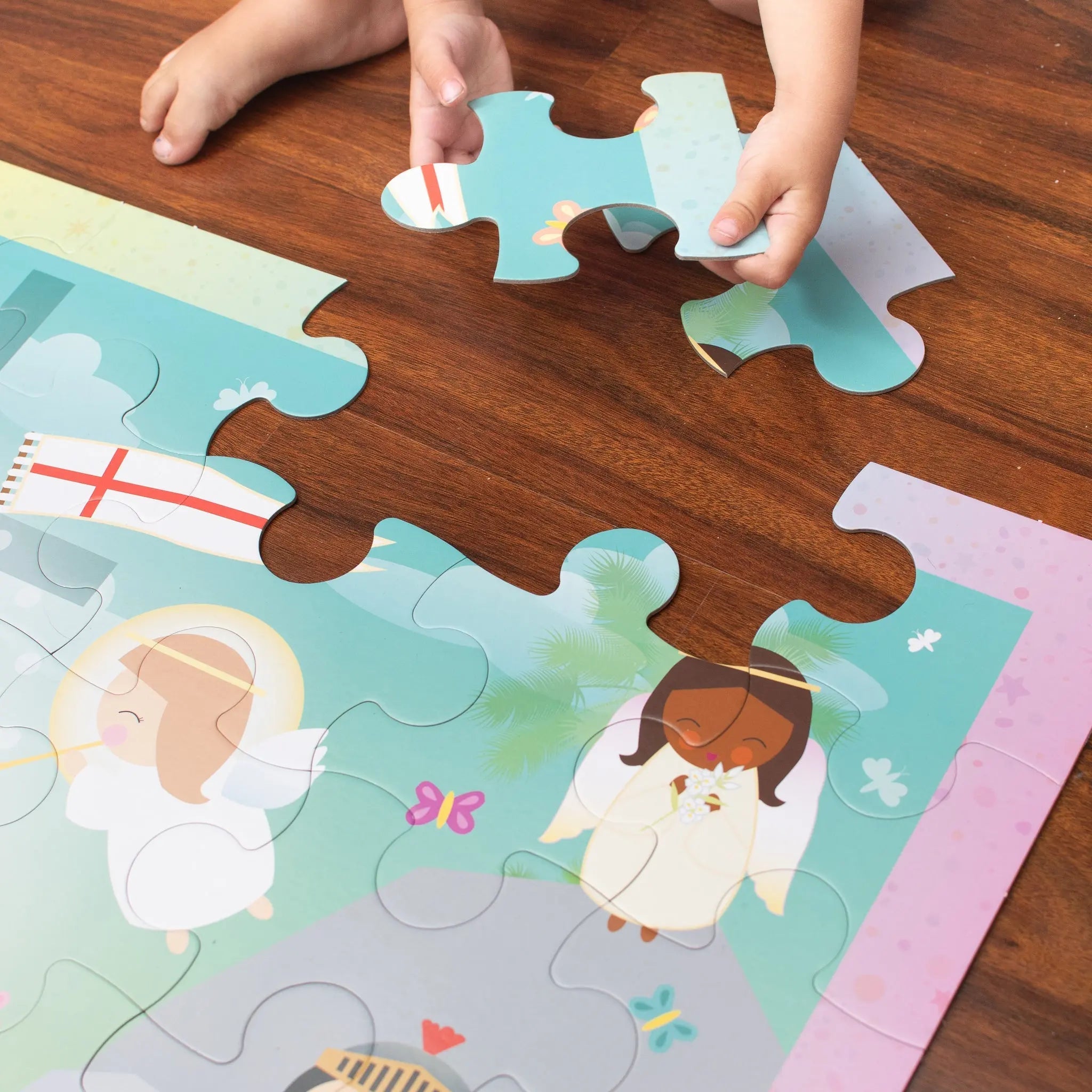 Easter Morning Giant Floor Puzzle 24" X 36"