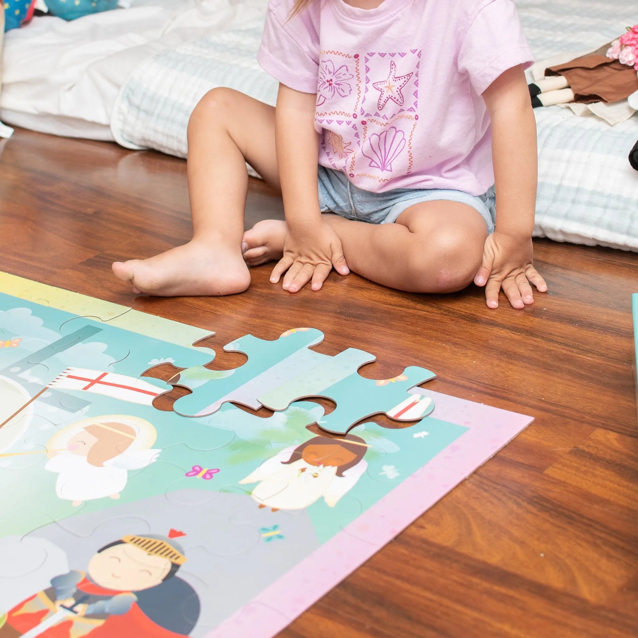 Easter Morning Giant Floor Puzzle 24" X 36"