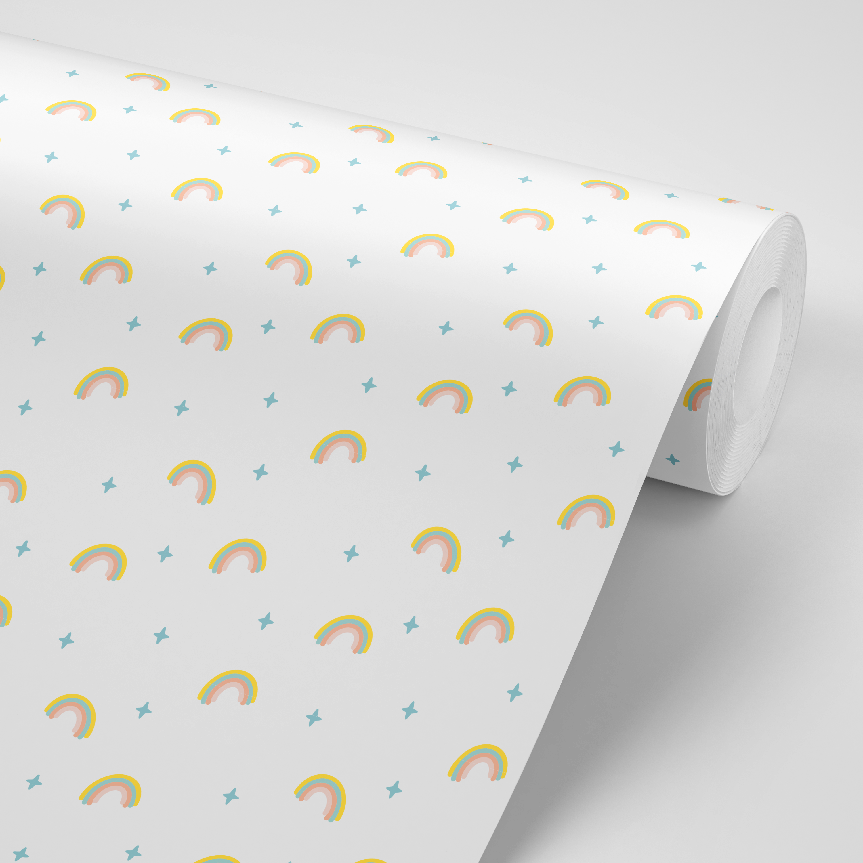 Shiny Rainbow Contact Paper  - Pack Of 3 Rolls (24x48" Each)