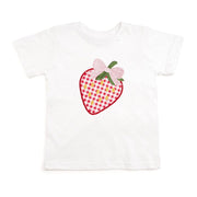 Strawberry Patchwork Short Sleeve T-shirt