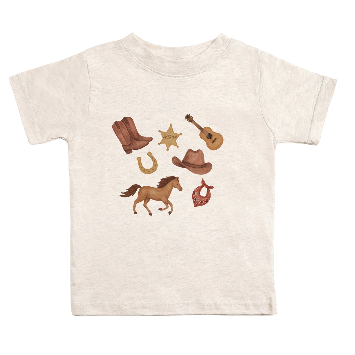 Western Cowboy Short Sleeve T-shirt