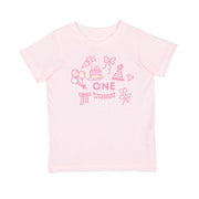 1st Birthday Icon Short Sleeve T-shirt - Ballet