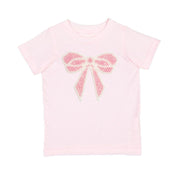 Pearl Bow Patch Short Sleeve T-shirt