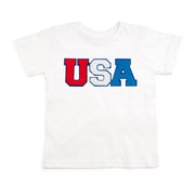 Usa Multi Patch Short Sleeve T-shirt
