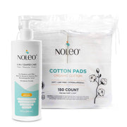 Noleo Duo: 3-in-1 Diaper Rash Cream & Large Cotton Pads