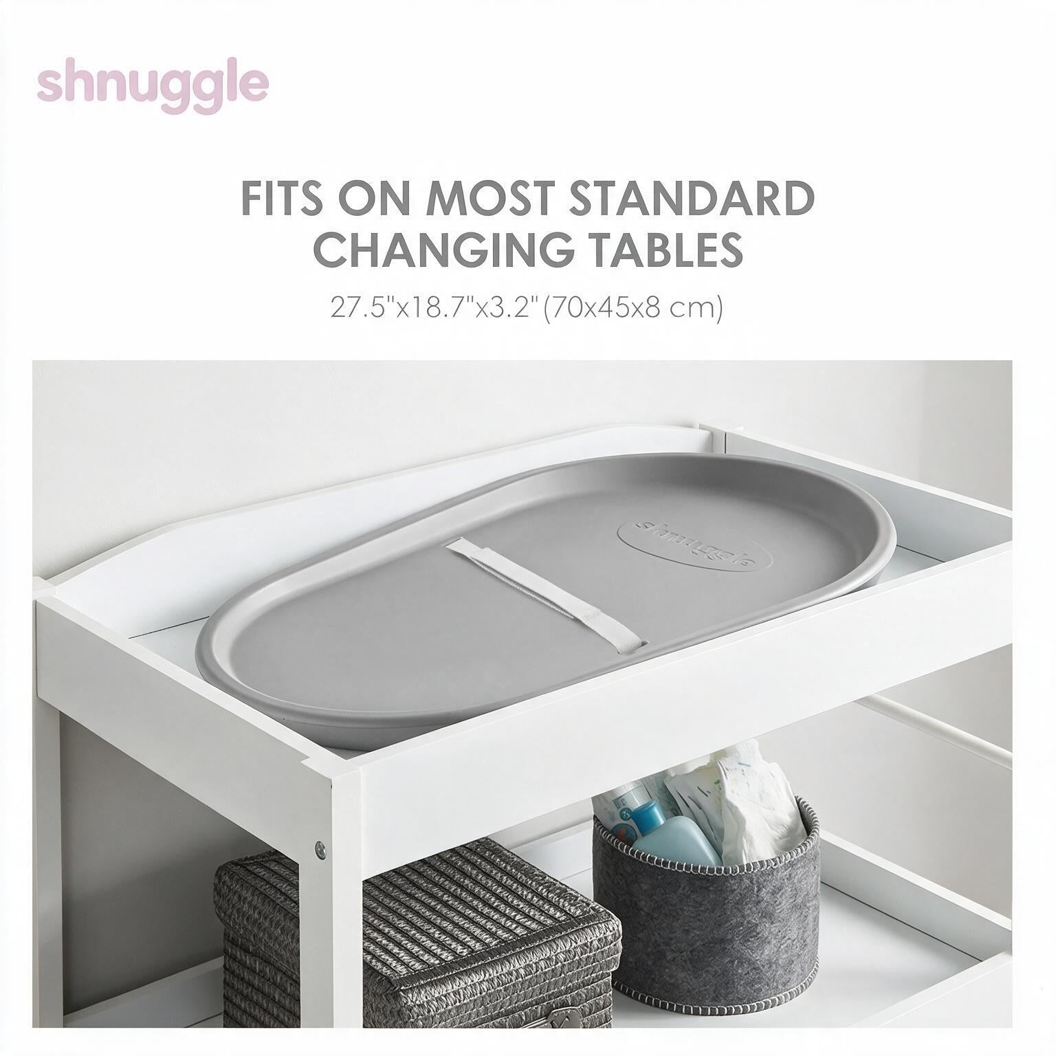 Shnuggle Squishy Diaper Changing Mat | Wipeable | Hygienic | Safe