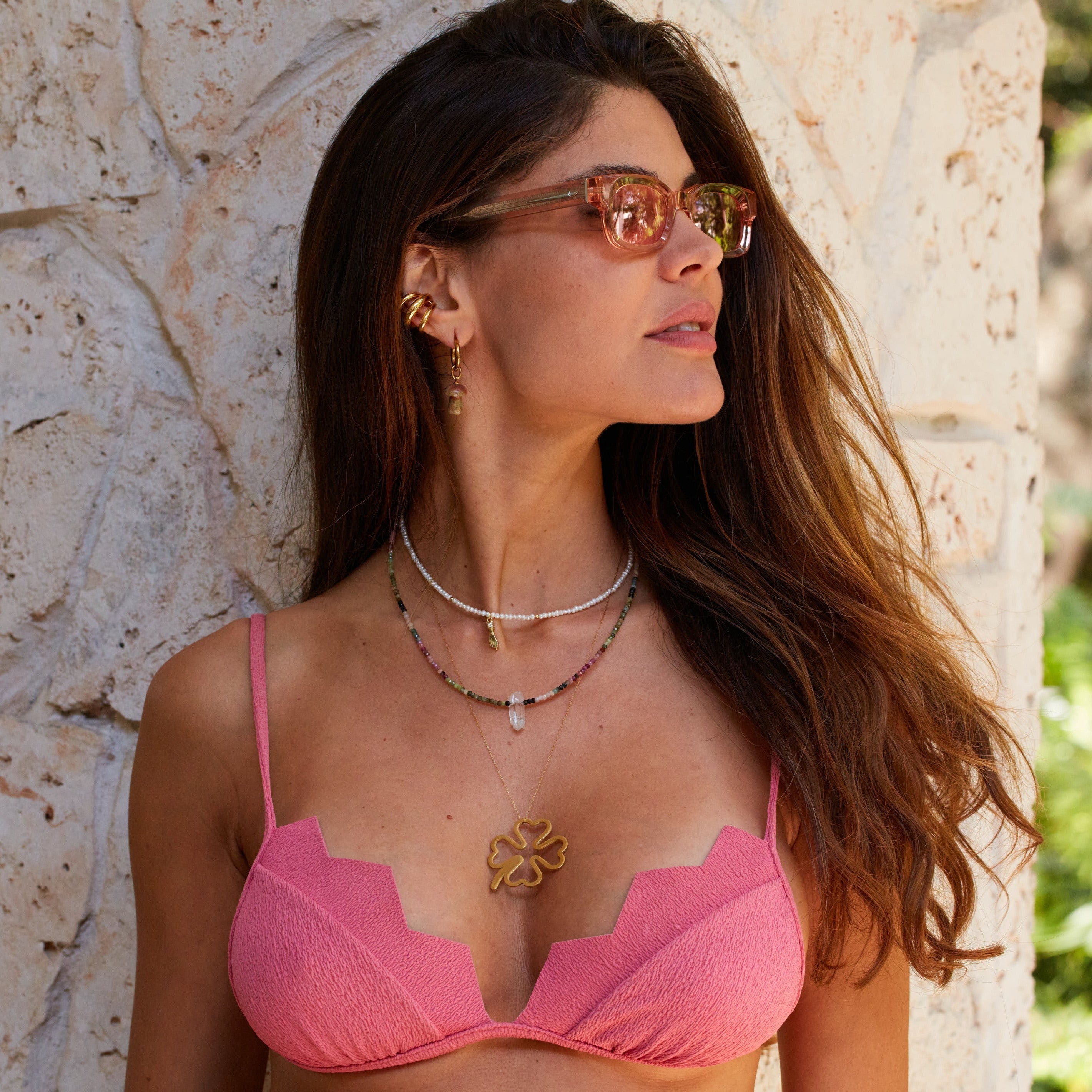 Marisa Clover Chain Necklace