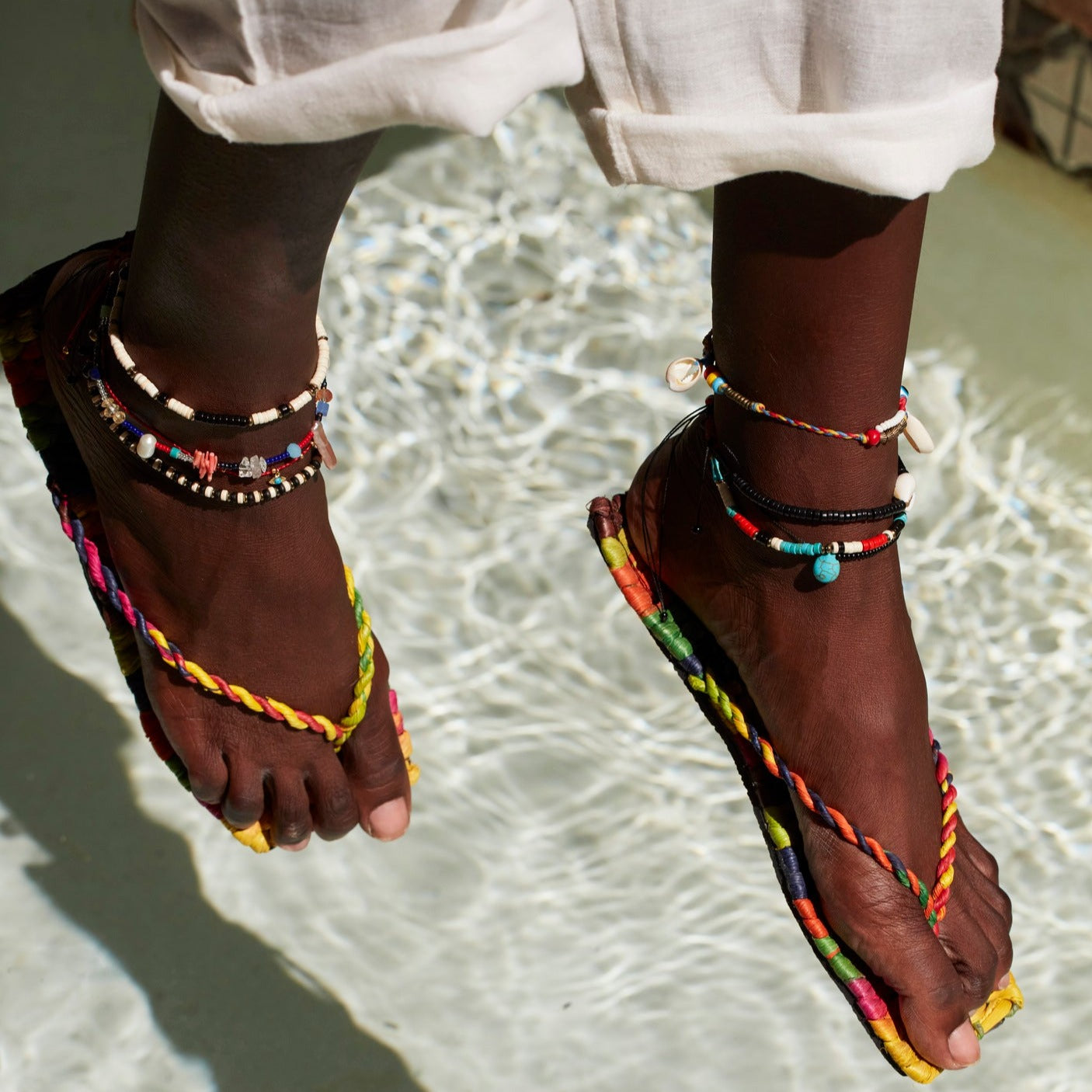 Safari Cowrie Shell Anklet