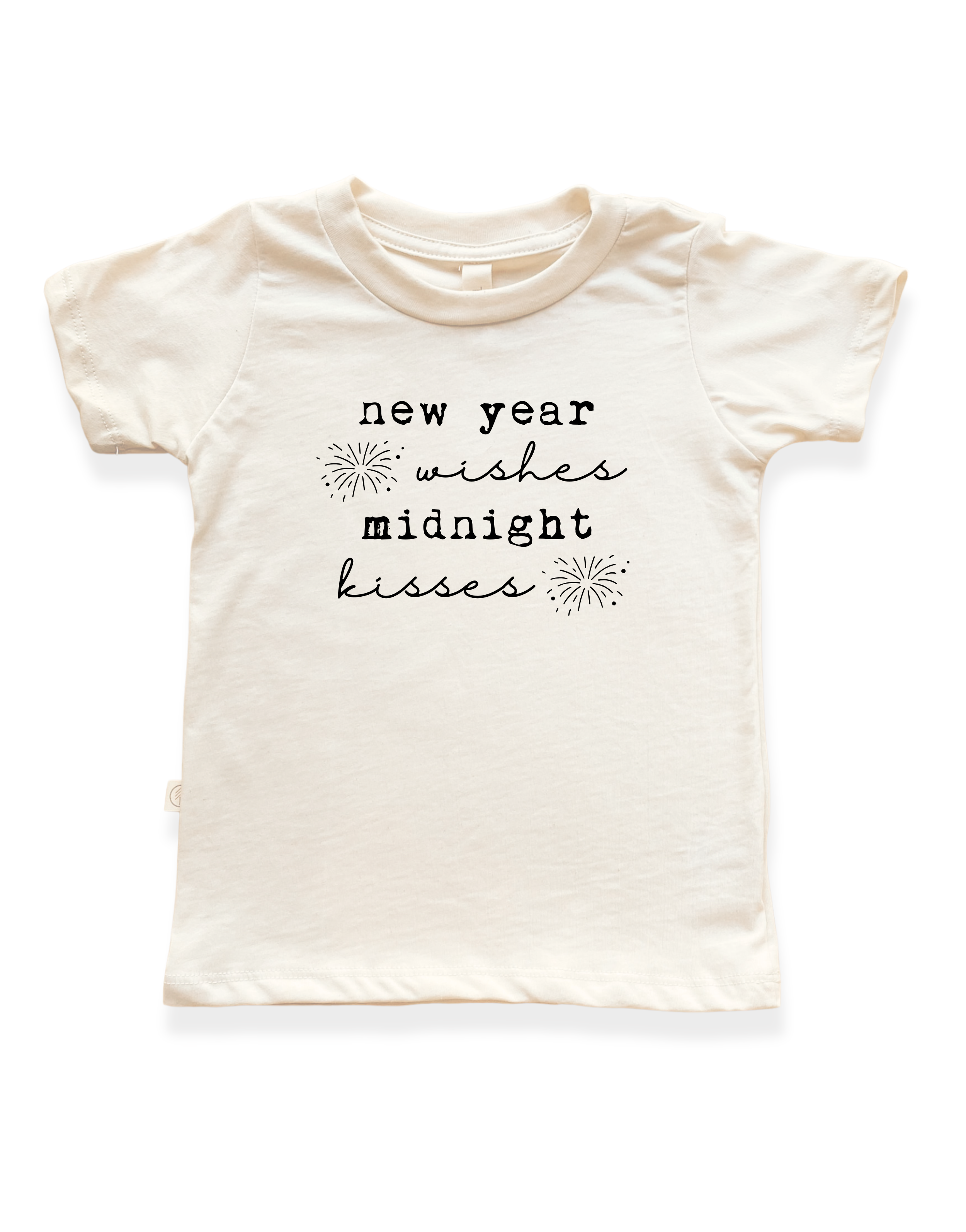 New Year Wishes Organic Kids T-shirt