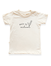 Back To School Organic Kids T-shirt