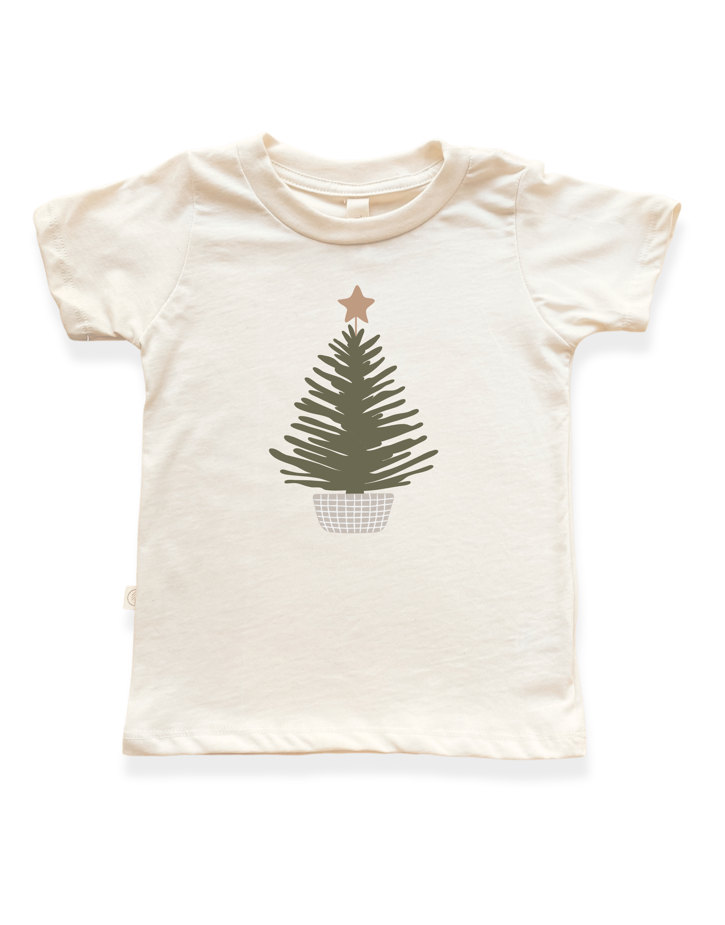 Holiday Tree Organic Kids T-shirt