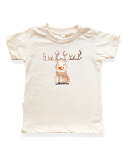 Reindeer Organic Kids T-shirt