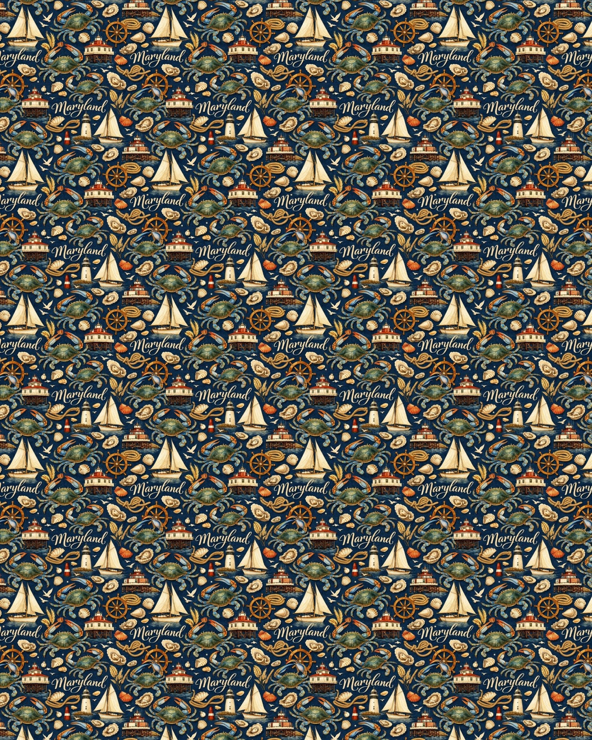 Maryland Chesapeake Classic Sherpa Blanket