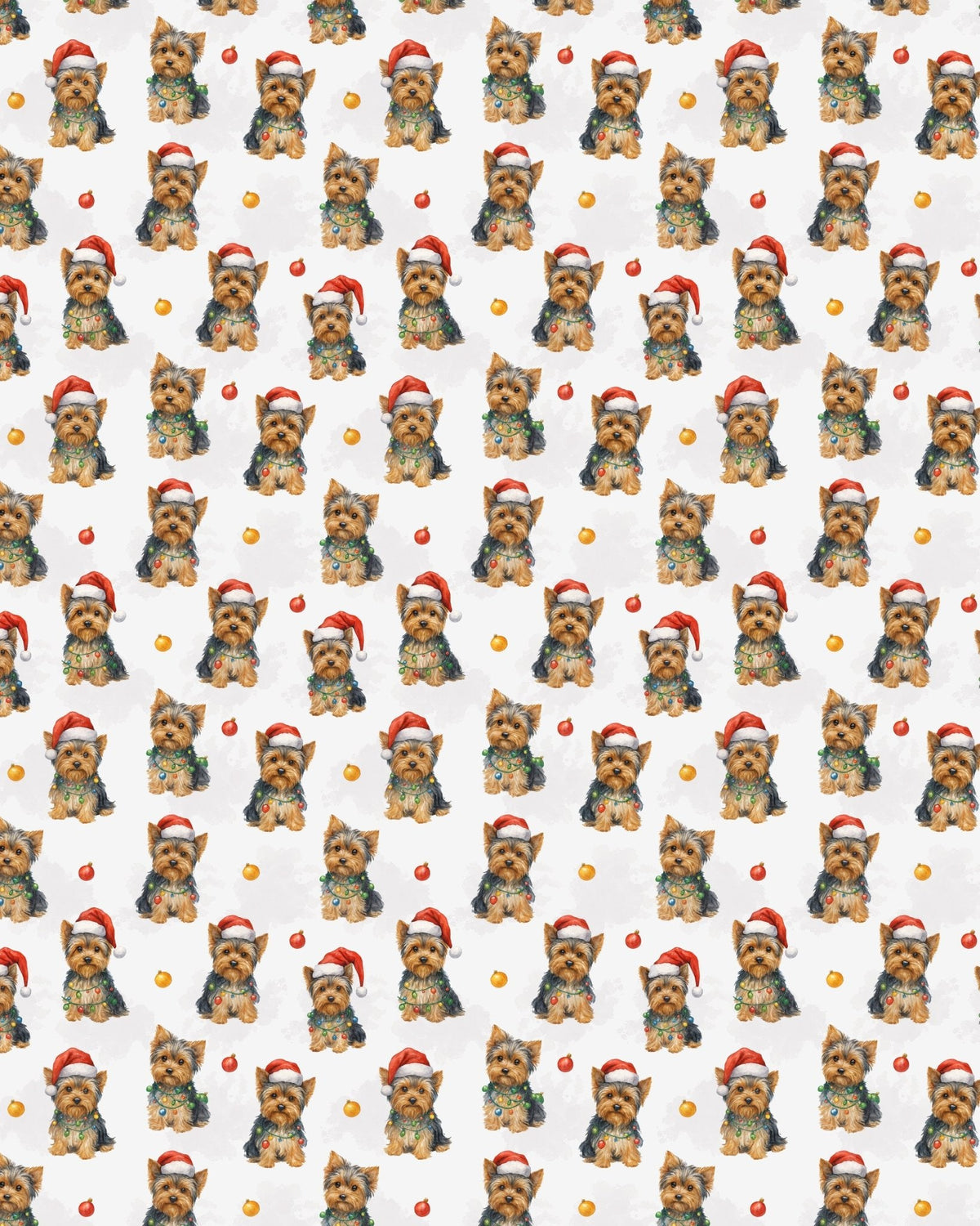 Santa's Little Yorkie Sherpa Blanket