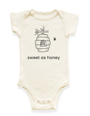 Sweet As Honey Organic Baby Bodysuit