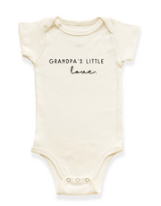 Grandpa's Little Love Organic Baby Bodysuit Short Sleeve