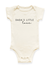 Dada's Little Love Organic Cotton Baby Bodysuit Short Sleeve
