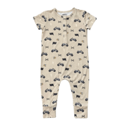 Short Sleeve Henley Romper