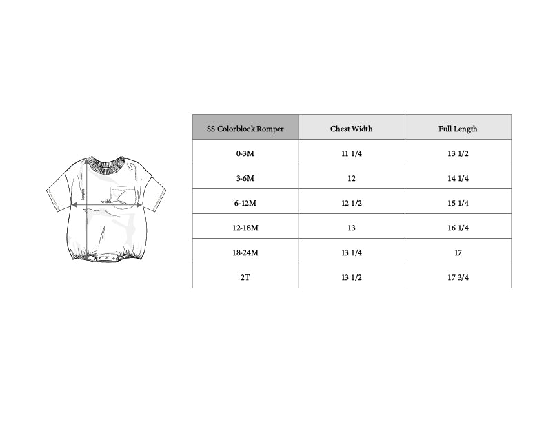 Short Sleeve Colorblock Romper