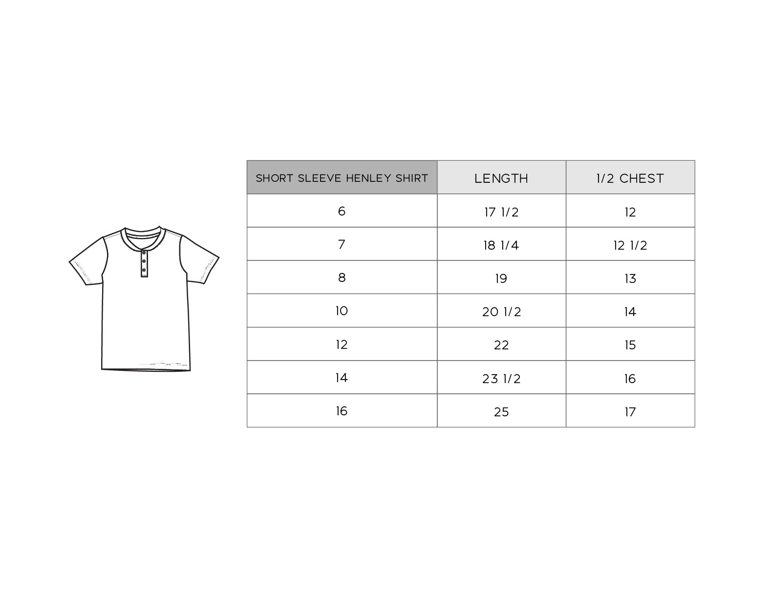 Short Sleeve Henley Shirt