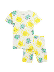 Light Of The World Shorts Set Cotton