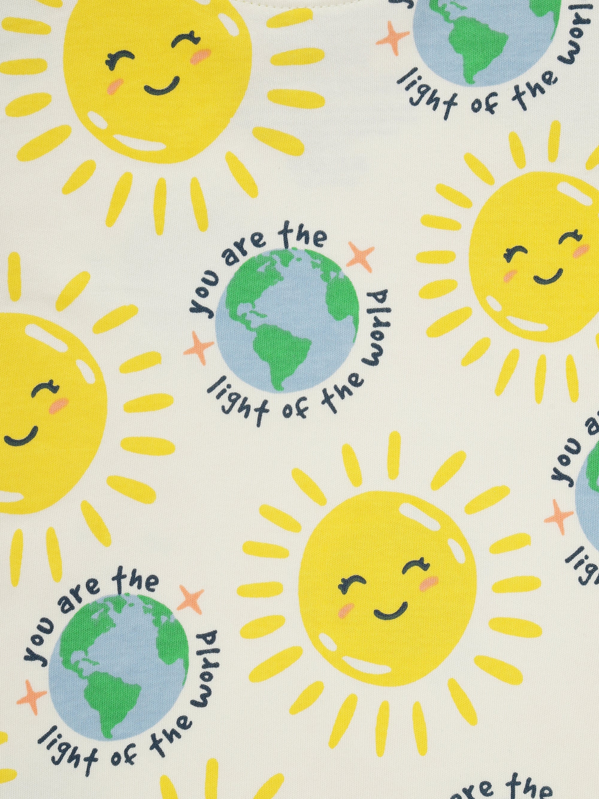 Light Of The World Shorts Set Cotton