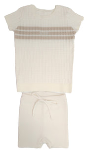 Alex Knit Set - White