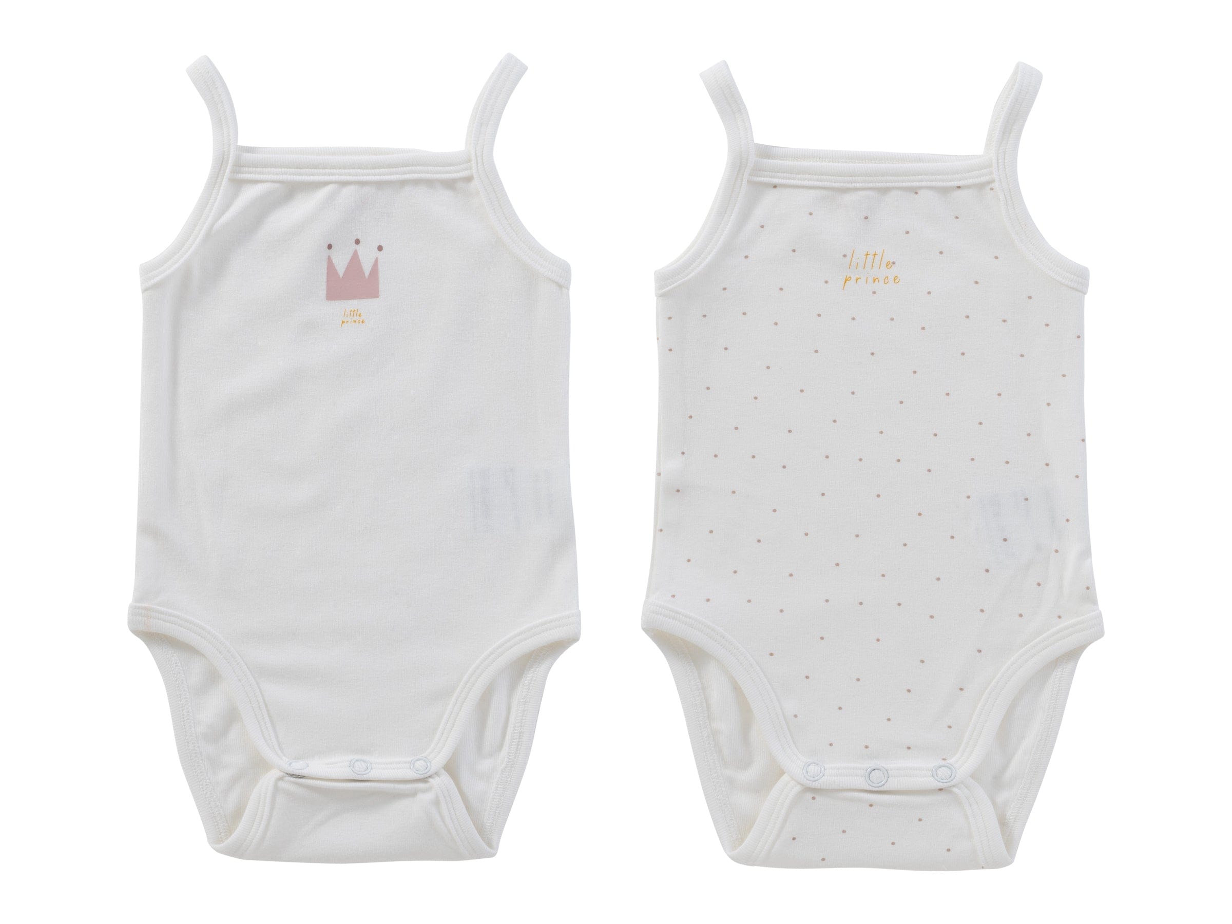 Little Crown Onesie Set Of 2 - Pink