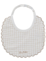 Teddy Au Pane Bib - Stone